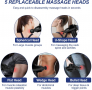 Нов Масажен пистолет Дълбоко тъканен масажор 6 глави за мускулна болка, снимка 3