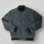 Quiksilver "Bad Medicine Bomber" Y2K Stone Washed Canvas Skater Bomber Jacket (2012-2016), снимка 1