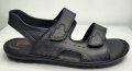 Мъжки сандали от естествена кожа с лепенки модел: 011, снимка 1 - Мъжки сандали - 41001756