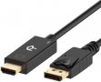 Rankie DisplayPort (DP) към HDMI кабел, 4K резолюция, снимка 1