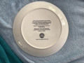 Стенна чиния порцелан   Швеция 1985 години диаметър 24’5 см, снимка 3