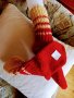 Ръчно плетени дамски чорапи от вълна, размер 39, снимка 2