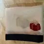 Бяла нежна покривка за маса с бродирани, снимка 11