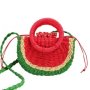 Плетена чантичка Watermelon, снимка 1