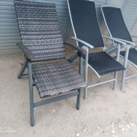 Шезлонг сгъваем стол алуминиеви,Шезлонг разтегателен,алуминиеви столове за плаж, къмпинг, море, пла , снимка 8 - Къмпинг мебели - 41242484