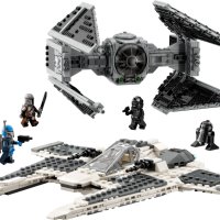 НОВО LEGO 75348 Star Wars- Mandalorian Fang Fighter vs TIE Interceptor 75348, снимка 2 - Конструктори - 42521273