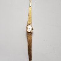 Дамски позлатен механичен часовник Everite 17 Jewels Incablo, снимка 1 - Антикварни и старинни предмети - 39080611