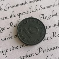 Райх монета - Германия - 10 пфенига | 1941г.; серия B, снимка 2 - Нумизматика и бонистика - 40376765