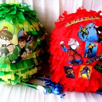 Голяма пинята  +маска и конфети ,готови за изпращане, снимка 5 - Декорация за дома - 26766349