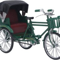 Метални колела триколка - рикша в ретро стил, снимка 2 - Колекции - 30110739