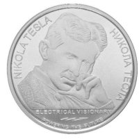 1 oz Сребро Анти-Гравитация Никола Тесла 2023, снимка 2 - Нумизматика и бонистика - 42255683