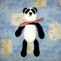 Плетена играчка Панда , снимка 1 - Плюшени играчки - 41383144