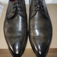 Елегантни мъжки официални обувки от естествена кожа Melvin&Hamilton №47, снимка 4 - Официални обувки - 44160518