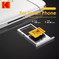 Оригинална Kodak U3 micro sd карта 64GB SDHC SDXC class 10 флаш карта с памет C10 micro sd tf карта , снимка 3 - Карти памет - 41690821