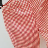 Кариран летен панталон, М, снимка 1 - Панталони - 40664394