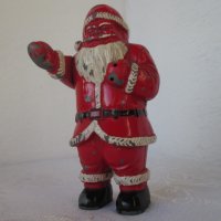 дядо Мраз запалка, дядо Коледа, фигура статуетка антика, снимка 11 - Статуетки - 38976582