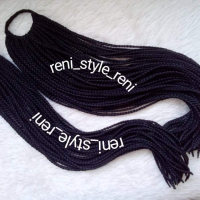 Опашки от плетени плитки за коса с еластичен ластик   , снимка 7 - Други - 44809296