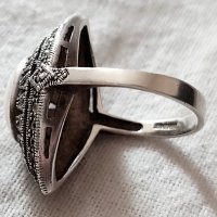 Сребърен пръстен , снимка 4 - Пръстени - 42379932