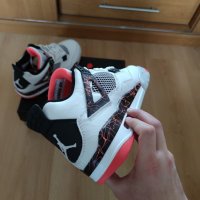 Nike Air Jordan 4 Retro Hot Lava Нови Обувки Кецове Размер 43 Номер Маратонки Бели Мъжки Shoes, снимка 4 - Кецове - 39336162