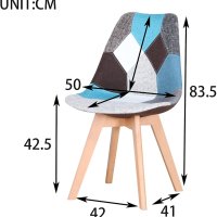 Висококачествени трапезни столове тип пачуърк МОДЕЛ 148, снимка 5 - Столове - 42106313