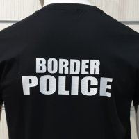 Нова мъжка тениска с дигитален печат Border Police (Гранична полиция), снимка 3 - Тениски - 34834703