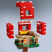 LEGO® Minecraft™ 21179 - Къщата на гъбите, снимка 8 - Конструктори - 38772130