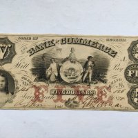 5 долара от Гражданската война на САЩ, снимка 1 - Нумизматика и бонистика - 34430341