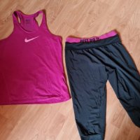 NIKE dry fit комплект#екип от 3/4 панталон-потур и потник, снимка 11 - Спортни екипи - 34188341