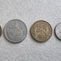 Монети. Финландия. 10 , 20, 50  пени и 1 марка. 5 бройки. , снимка 4 - Нумизматика и бонистика - 41337771