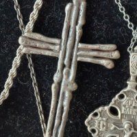 ЛОТ Сребърни кръстове-сребро 925, снимка 5 - Колиета, медальони, синджири - 40955266