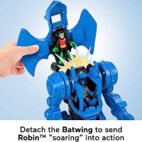 Нов робот + фигурки на Батман и Робин детска Играчка Imaginext HML02, снимка 4 - Образователни игри - 41927340