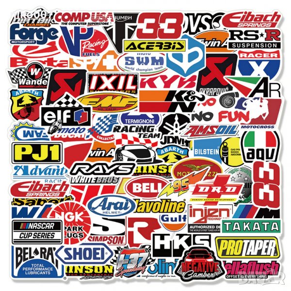 Стикер-лепенка-емблема за автомобил-мотор-лаптоп-таблет-велосипед-куфар и др., снимка 1