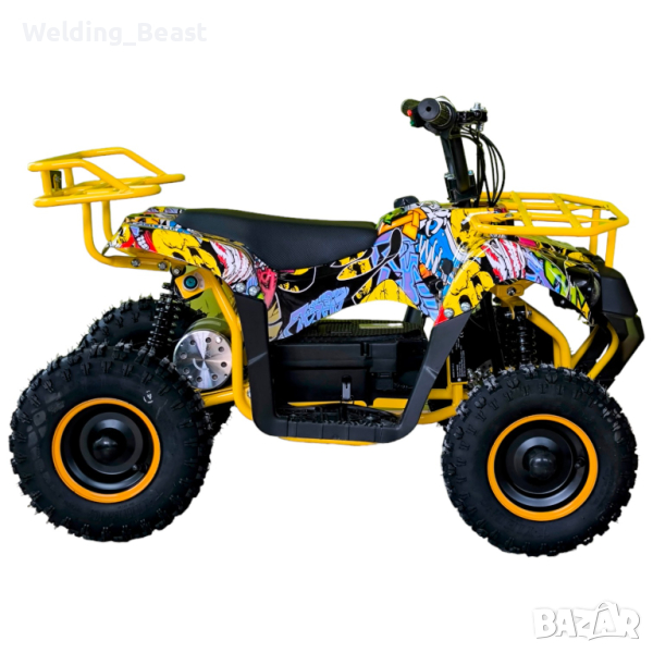 Max Motors ATV Детско електрическо АТВ 1200W Blue Camouflage, снимка 1