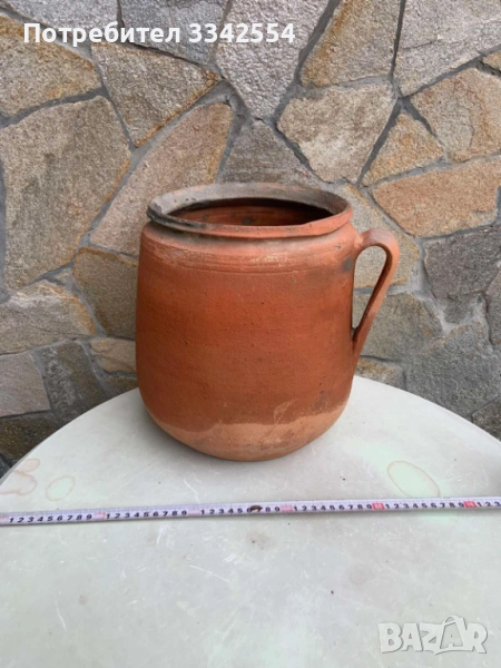 ДЕЛВА СТАРИННА КЕРАМИКА ГЛЕЧ ЗА ИНТЕРИОР ИЛИ ЗА ПОЛЗВАНЕ, снимка 1