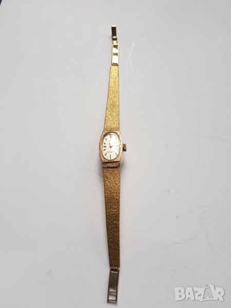 Дамски позлатен механичен часовник Everite 17 Jewels Incablo, снимка 1