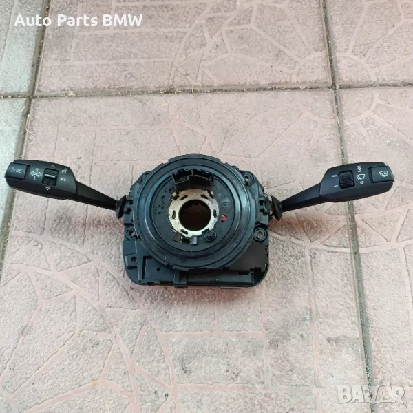 Датчик ъгъл завиване BMW E87 БМВ Е60 Е61 Е63 лентов кабел Старт Стоп система SZL модул, снимка 1