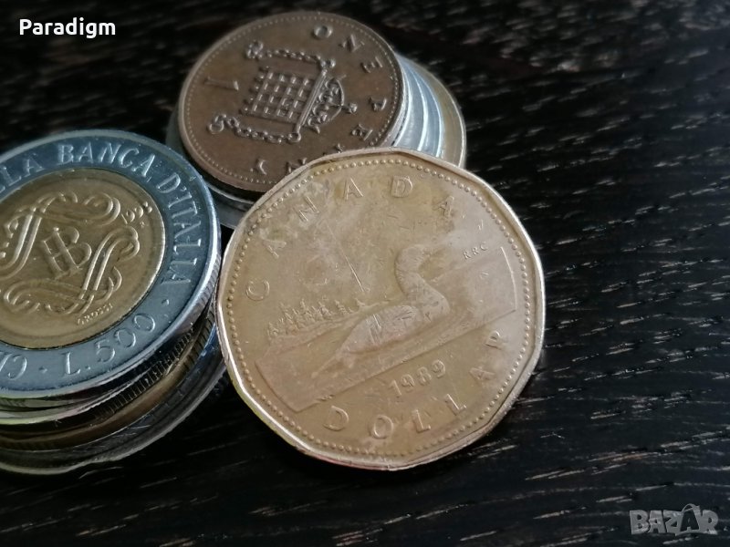 Монета - Канада - 1 долар | 1989г., снимка 1