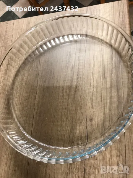 Стъклена форма за сладкиш, снимка 1