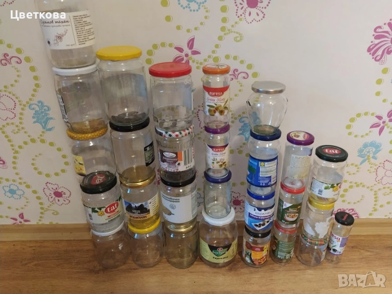 30 стъклени буркани с винт , снимка 1