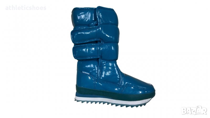 Дамски апрески за сняг и студ в петролен цвят, снимка 1