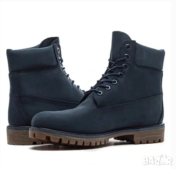 боти / обувки Timberland 6 Inch Navy 6718B номер 9 = 43,5 водоустойчиви , снимка 1