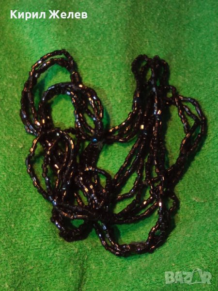 СТАРО МЪНИСТЕНО РЕТРО АРТ-НУВО СТИЛ КОЛИЕ НАНИЗ ГЕРДАНЧЕ РЪЧНА РАБОТА 26637, снимка 1