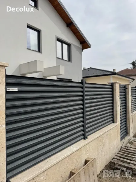 Метална ограда тип щора “Смарт” оградни пана щора, снимка 1