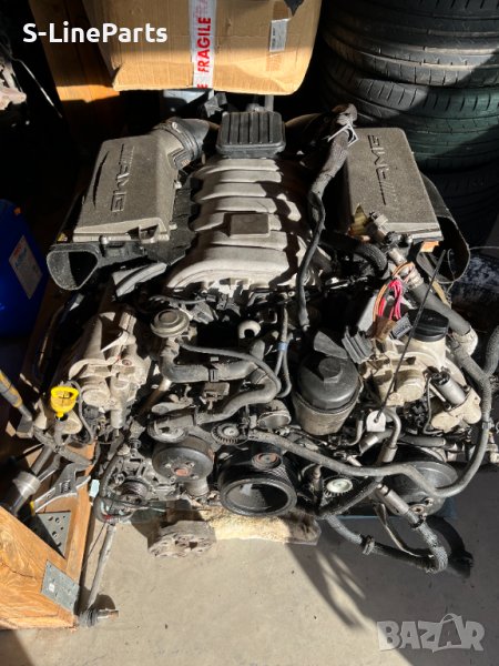 Двигател 6.2 V8 63 AMG *счупен подкартер* - Цена по договаряне Код на мотора M156 M 156 6.2 v8, снимка 1