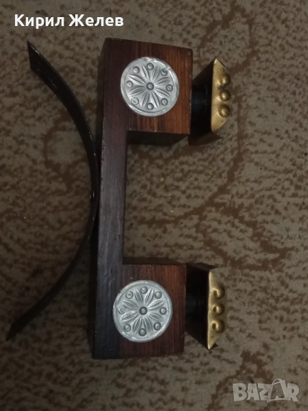 Свещник дървен 50683, снимка 1