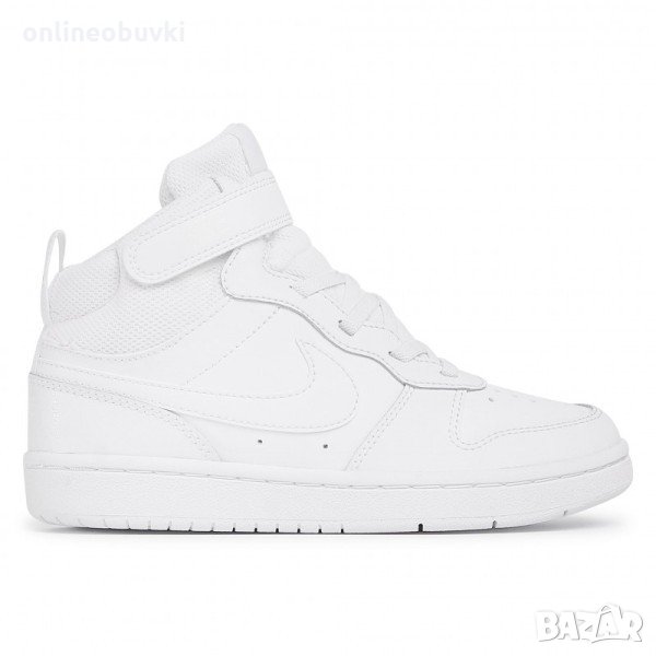 НАМАЛЕНИЕ!!!Високи детски спортни обувки NIKE COURT BOROUGH Бяло №31, снимка 1