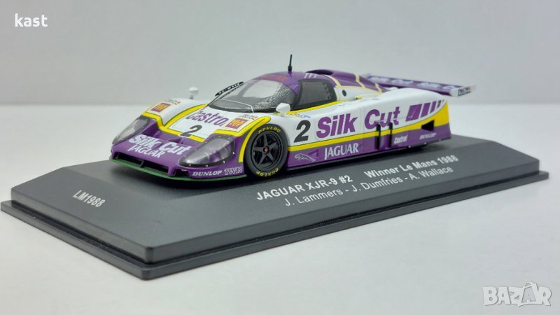 KAST-Models Умален модел на Jaguar XJR-9 #2 Winner 24h LeMans 1988 IXO 1/43, снимка 1