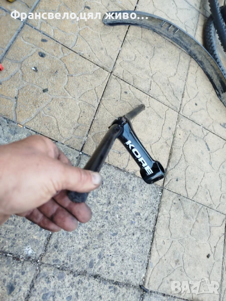 Кормило с лапа стержен 28.6 за велосипед колело , снимка 1