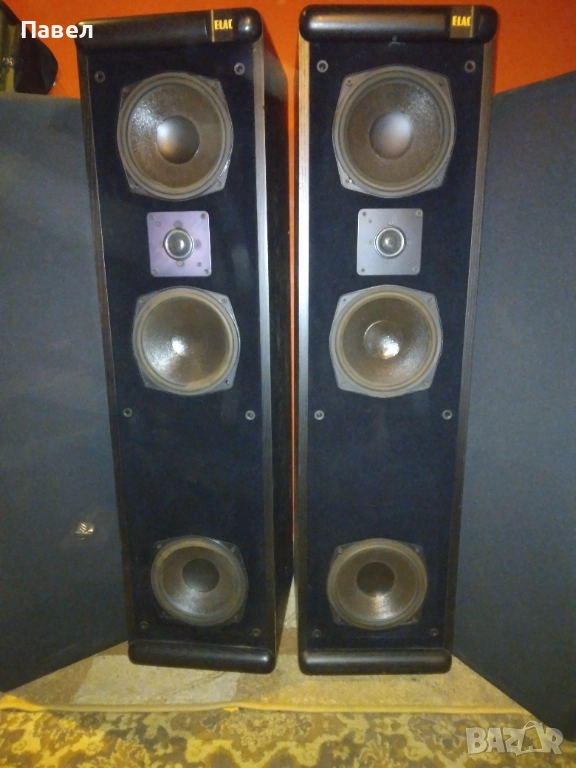 Тонколони, немски тонколони ELAC EL-150, може с усилвател, снимка 1