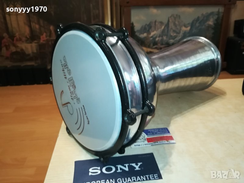 ГОЛЯМА ТАРАМБУКА 40Х25СМ ИНОКС И БЯЛО 2707231224, снимка 1